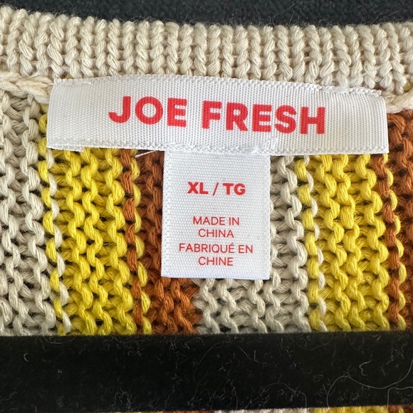 JOE FRESH Multicolour Striped Knit Tank & Midi Skirt Set - Size XL - Picture 11 of 14